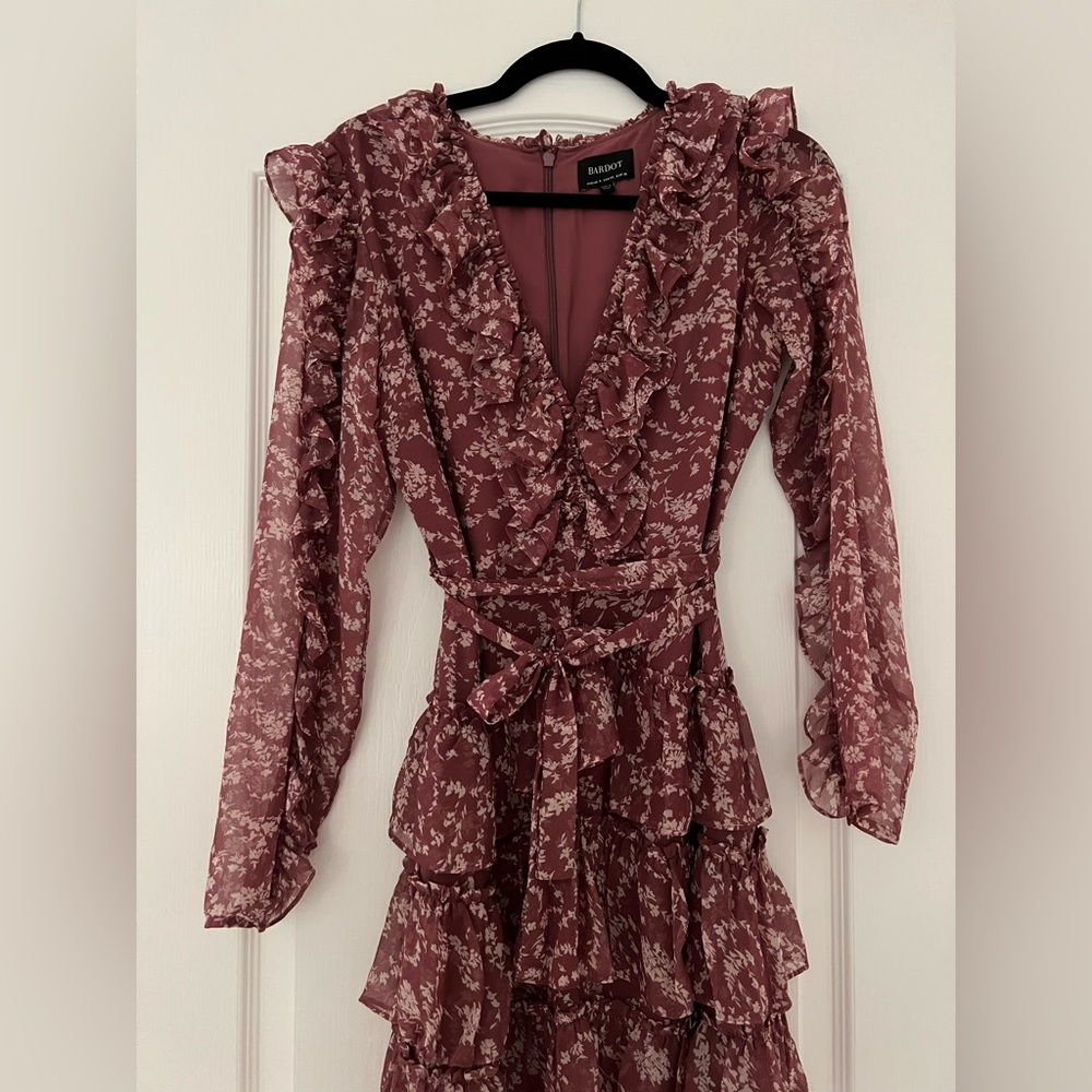 Bardot Ruffle Dress